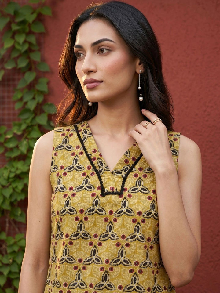 Mamicha Print Ethnic Top