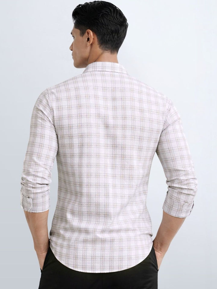 Baju Kasual Berpetak Standard ADRO Lelaki