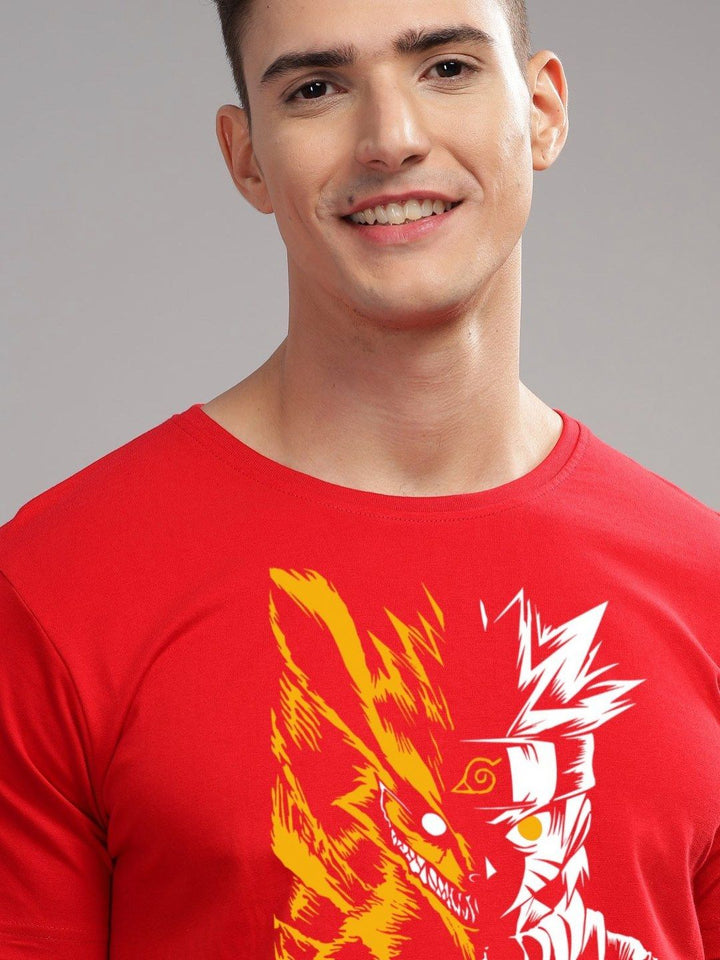 ADRO Men Typography Printed Applique T-shirt