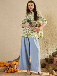 SANSKRUTIHOMES Women Floral Opaque Printed Casual Shirt