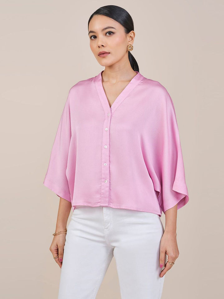 AND Women Extended Sleeves Shirt Style Top