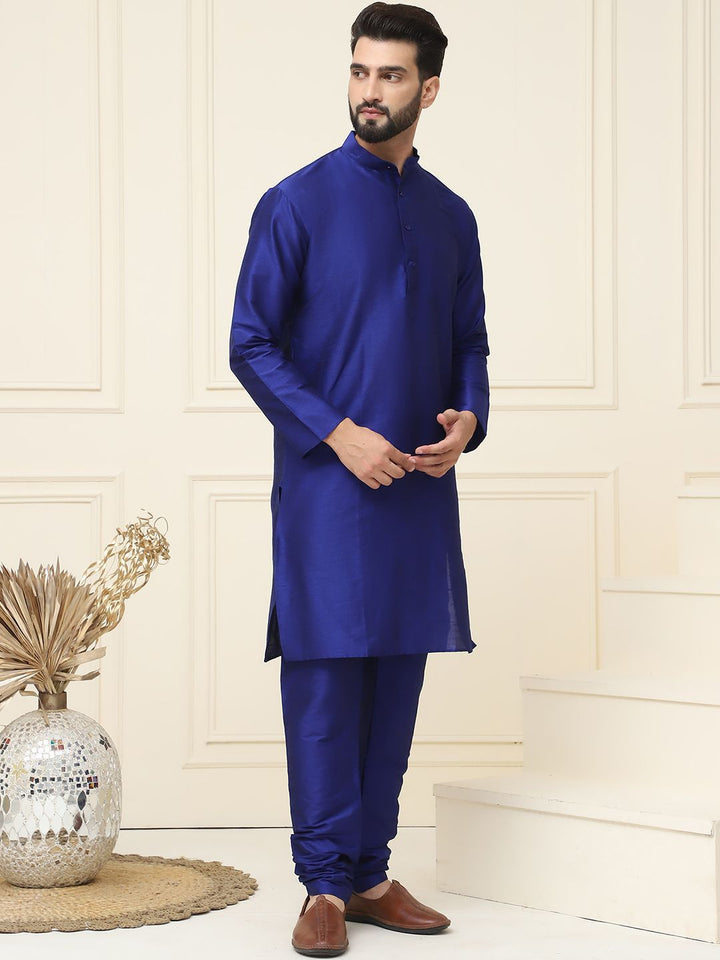 SOJANYA Mandarin Collar Kurta with Churidar