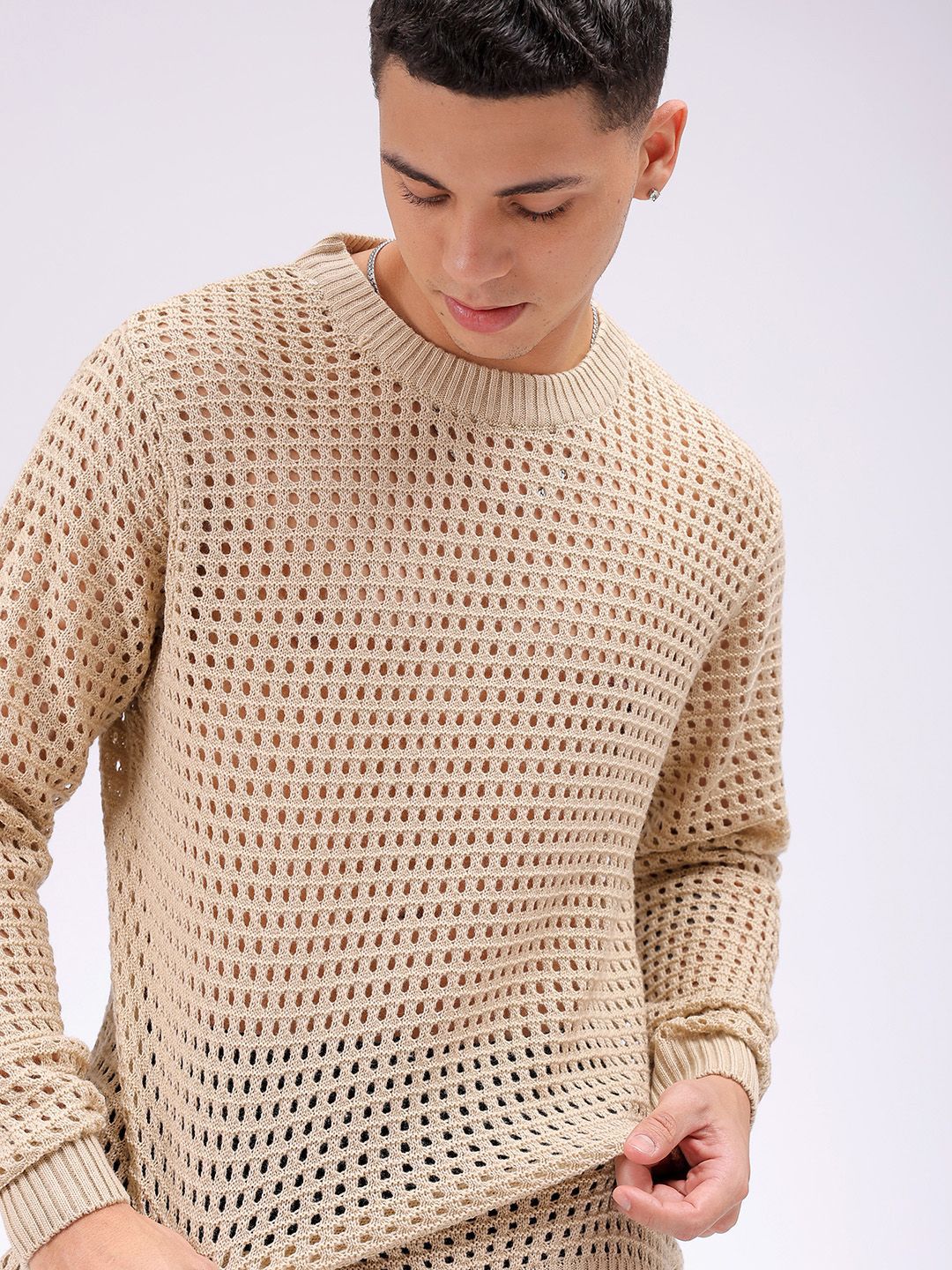The Indian Garage Co Men Round Neck Pullover