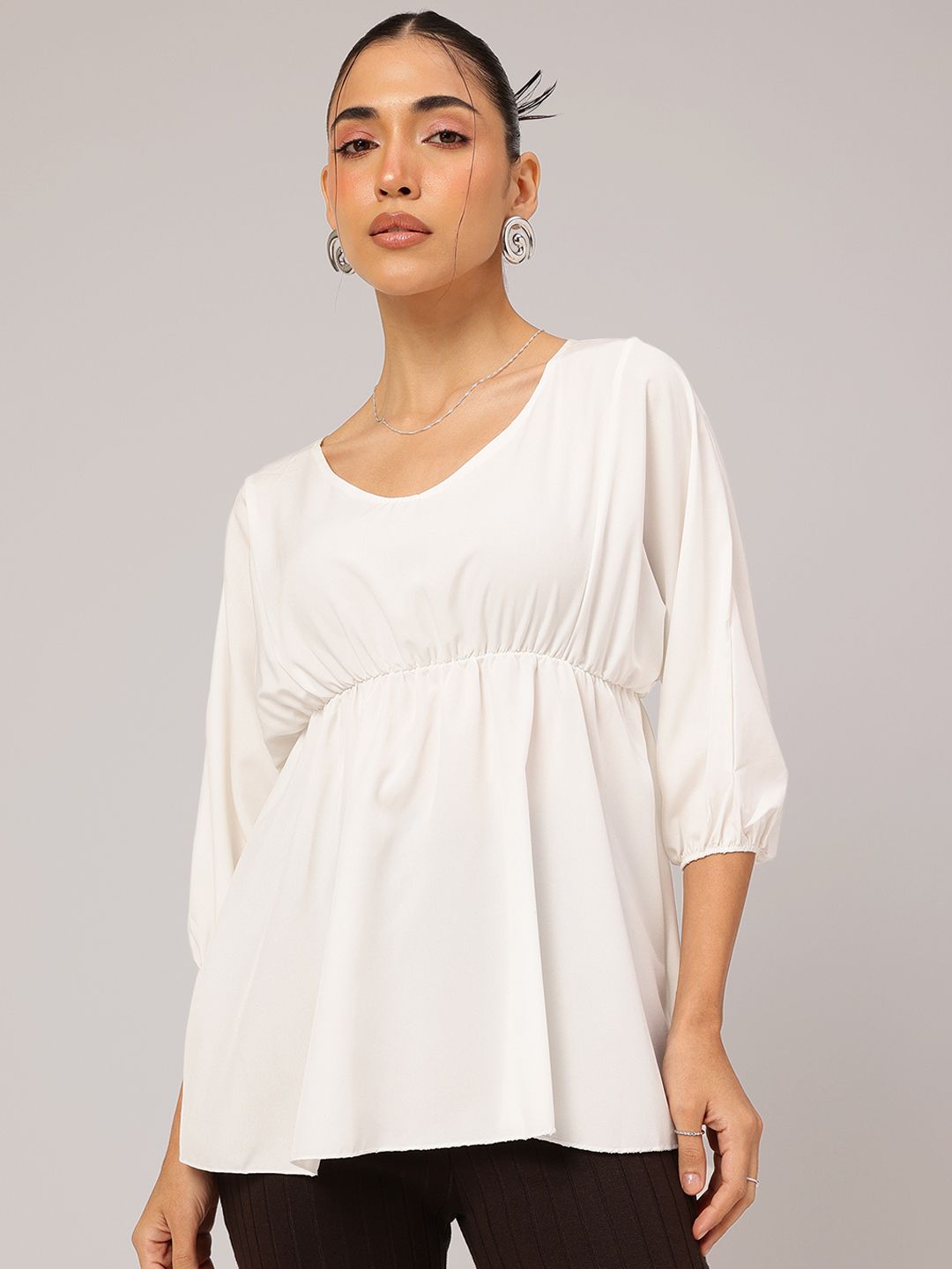DressBerry Feminine Flair Empire Top