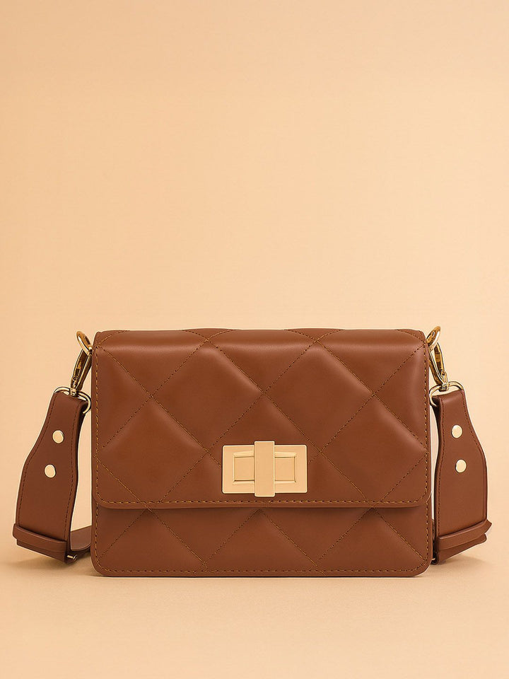 Lino Perros Structured Shoulder Bag With Quilted
