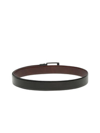 Teakwood Leathers Men Textured Leather Reversible Formal Belt