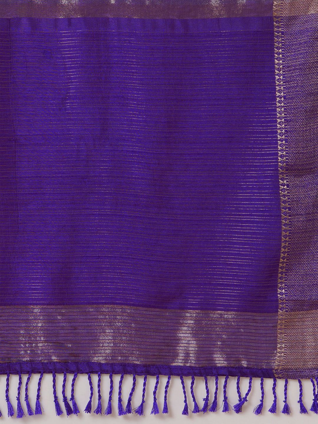 House of Pataudi Striped Woven Design Zari Banarasi Saree