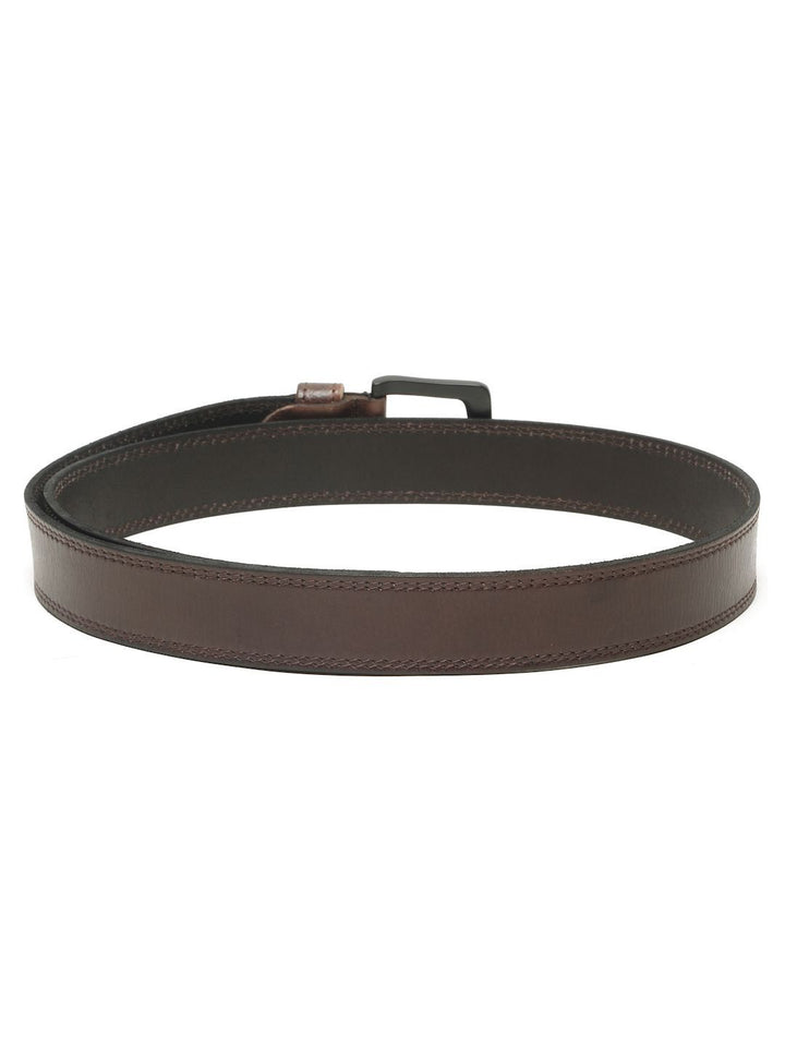 Teakwood Leathers Men Textured Leather Belt