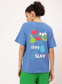 DressBerry Mood Booster Printed Drop-Shoulder T-shirt