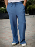 Thomas Scott Men Smart Loose Fit Easy Wash Trousers