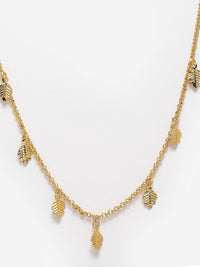 Anouk Set Of 3 Gold-Plated Charm Minimal Chain
