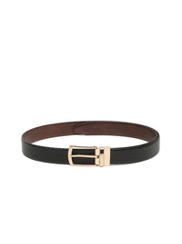 Teakwood Leathers Men Textured Leather Reversible Formal Belt