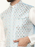 SOJANYA LUXE Men Embroidered Mandarin Collar Nehru Jackets