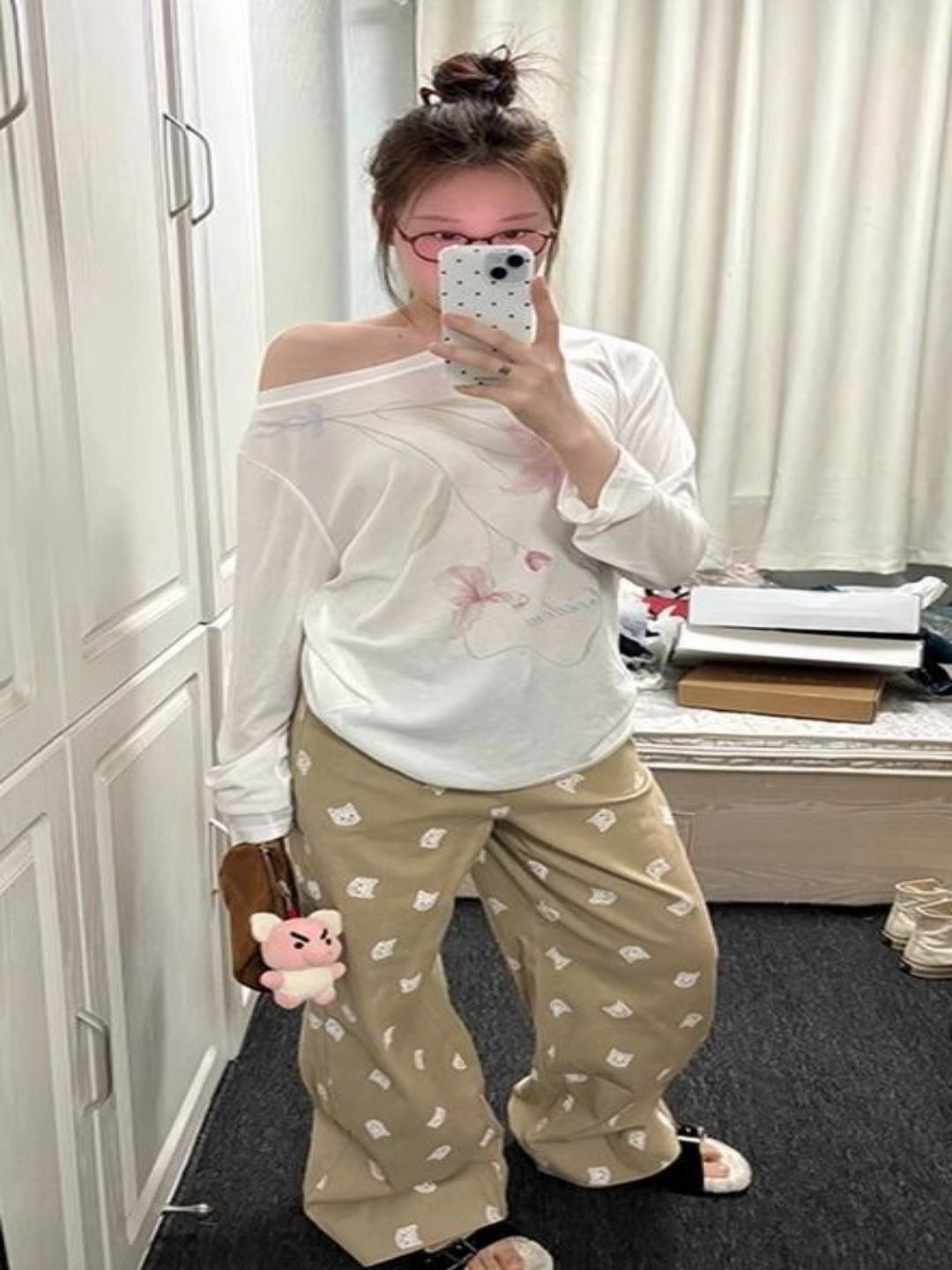 DressBerry Floral Printed Round Neck Long Sleeves T-Shirt