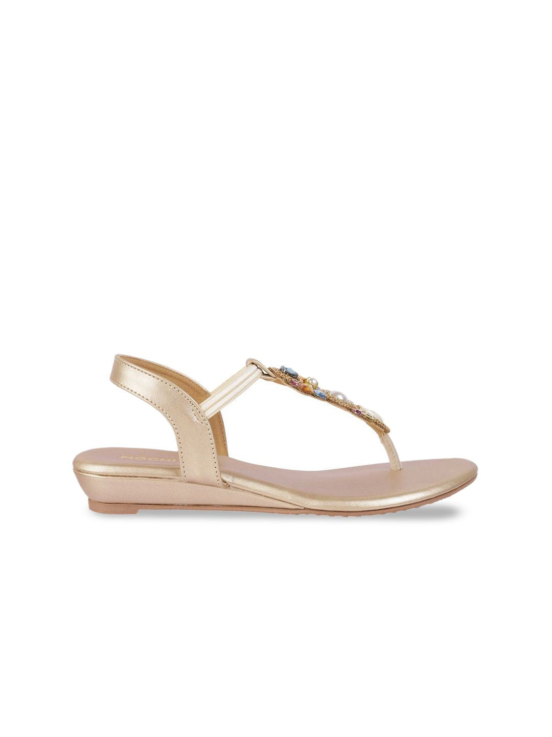 Mochi Embellished Wedge Sandals