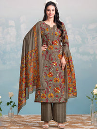 Varanga Women Ethnic Motifs Printed Regular Kurta with Trousers & With Dupatta