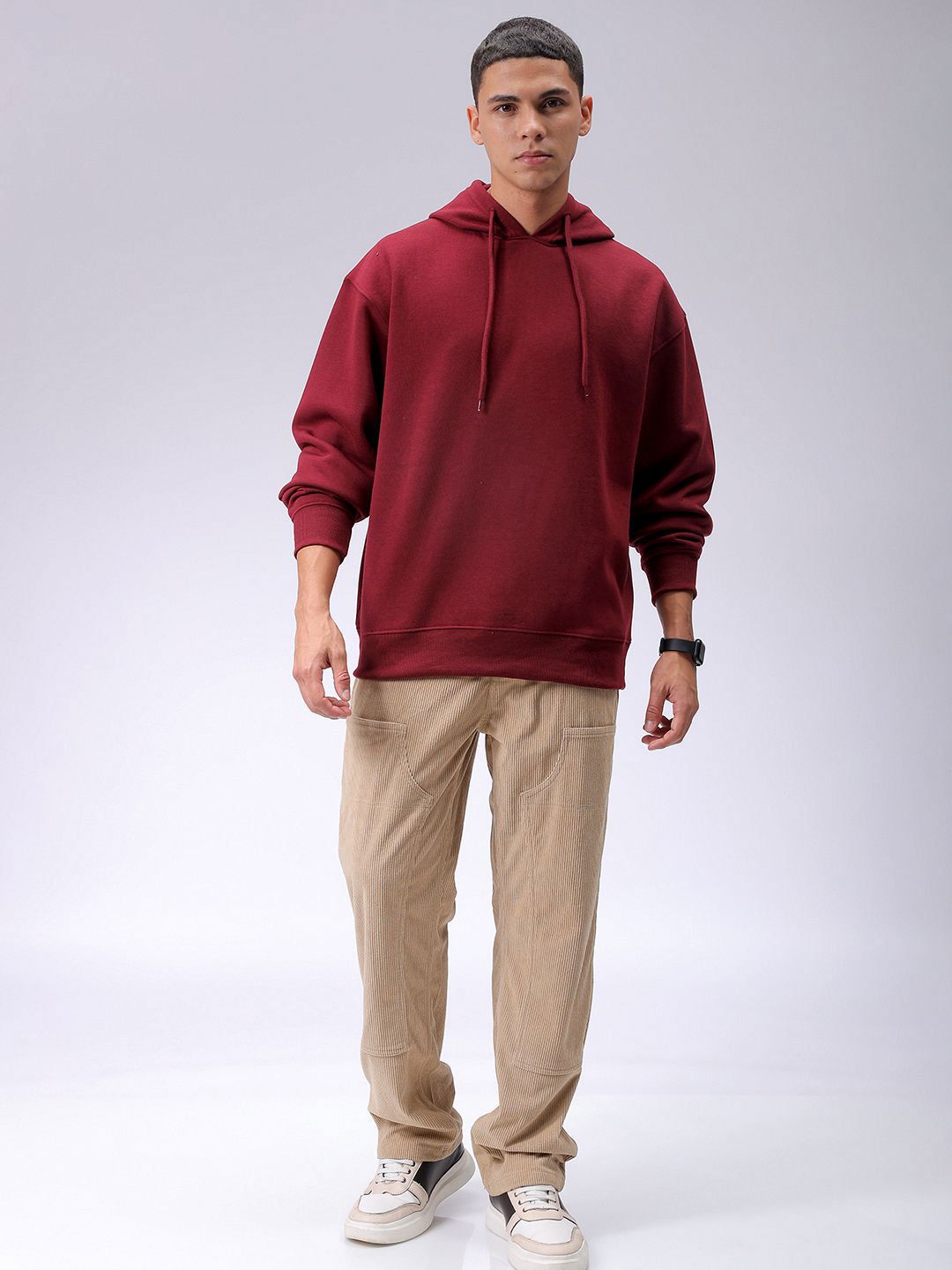 The Indian Garage Co Men Hooded Long Sleeves Sweatshirt