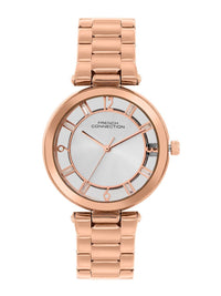 French Connection Women Dial & Stainless Steel Bracelet Style Straps Analogue Watch