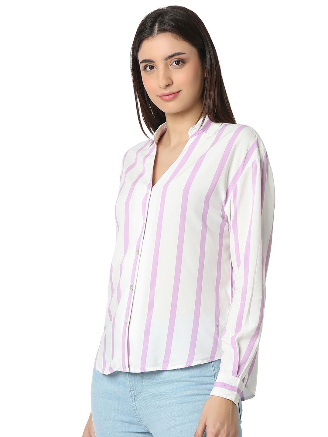 SPYKAR Women Opaque Printed Casual Shirt