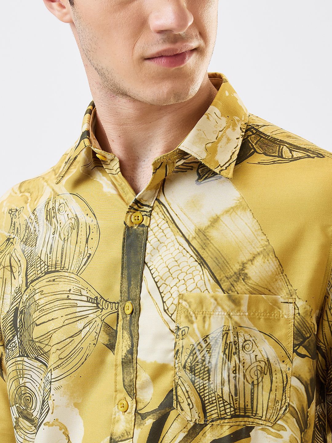 SPYKAR Men Spread Collar Floral Printed Casual Shirt