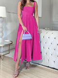 all about you Square Neck Fit & Flare Midi Dress