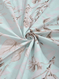Myntra Elegant Homes Green Floral Printed Dilengkapi 400 TC King Bedsheet Dengan 2 Sarung Bantal