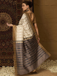 Saree mall Silk Blend Designer Ikat Sarees