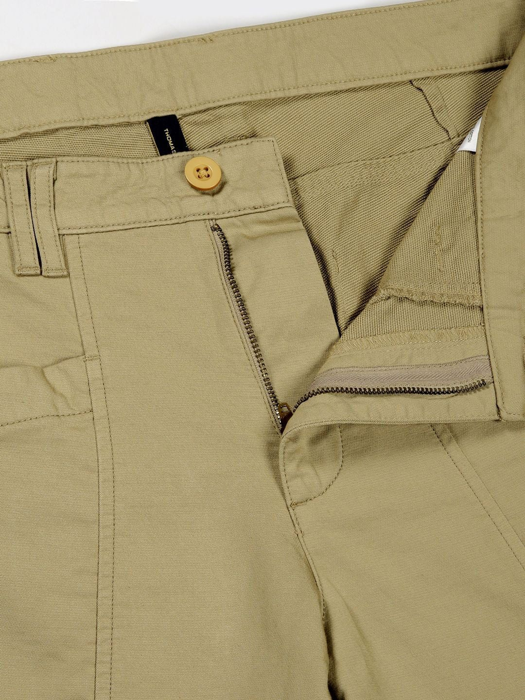 Thomas Scott Men Smart Easy Wash Cargos Trousers