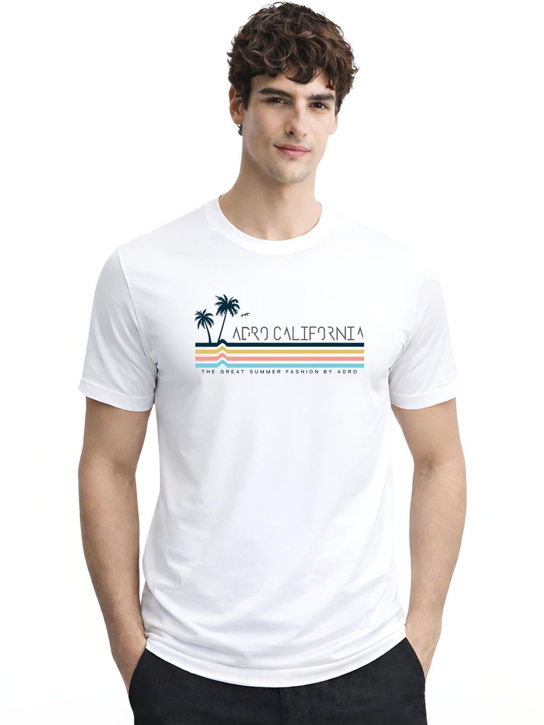 ADRO Men Printed T-shirt