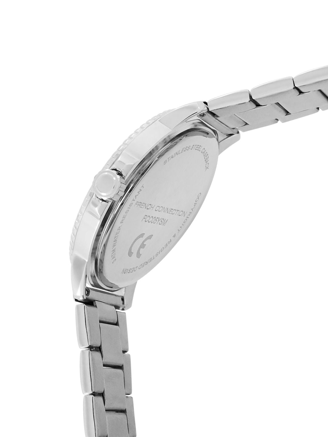 French Connection Men Dial & Stainless Steel Bracelet Style Straps Analogue Watch FCC05YSM