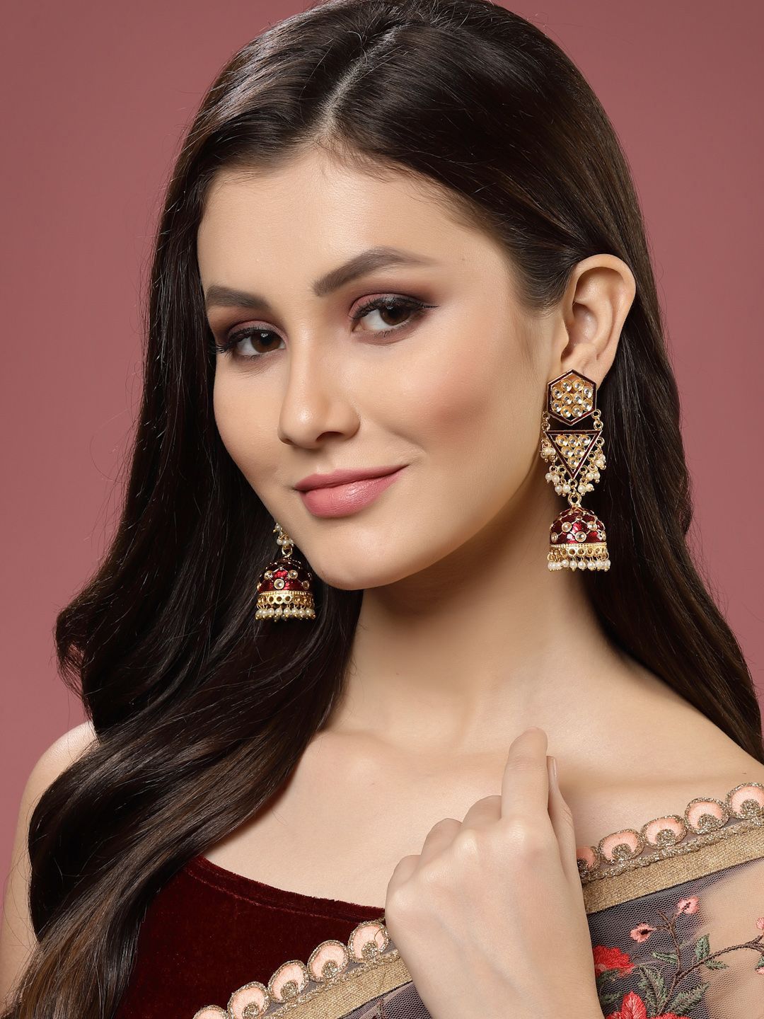 Anting-anting Jhumkas Kontemporari Anouk