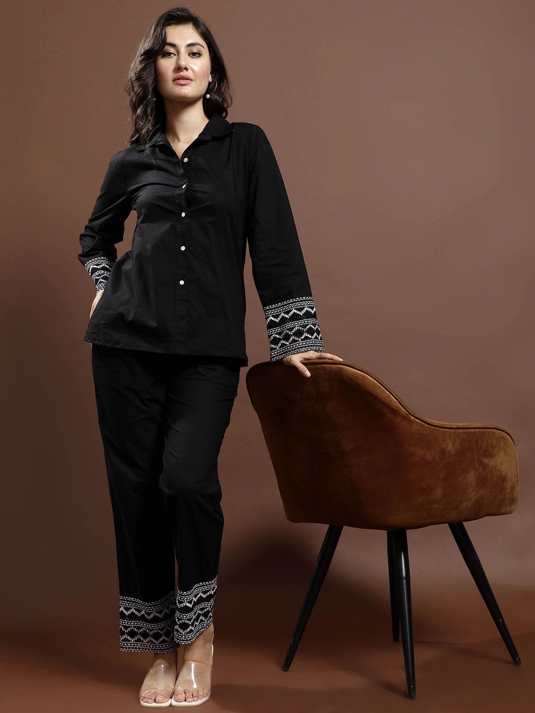 Athena Pure Cotton Shirt & Trousers
