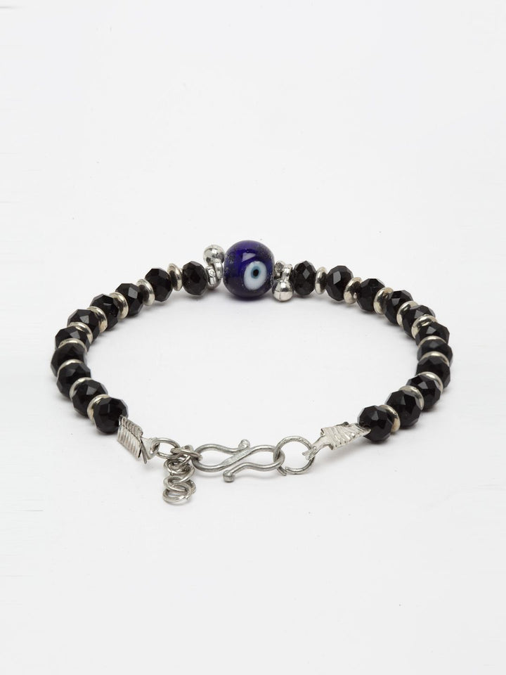 Anouk Silver-Plated Artificial Stones Link Bracelet