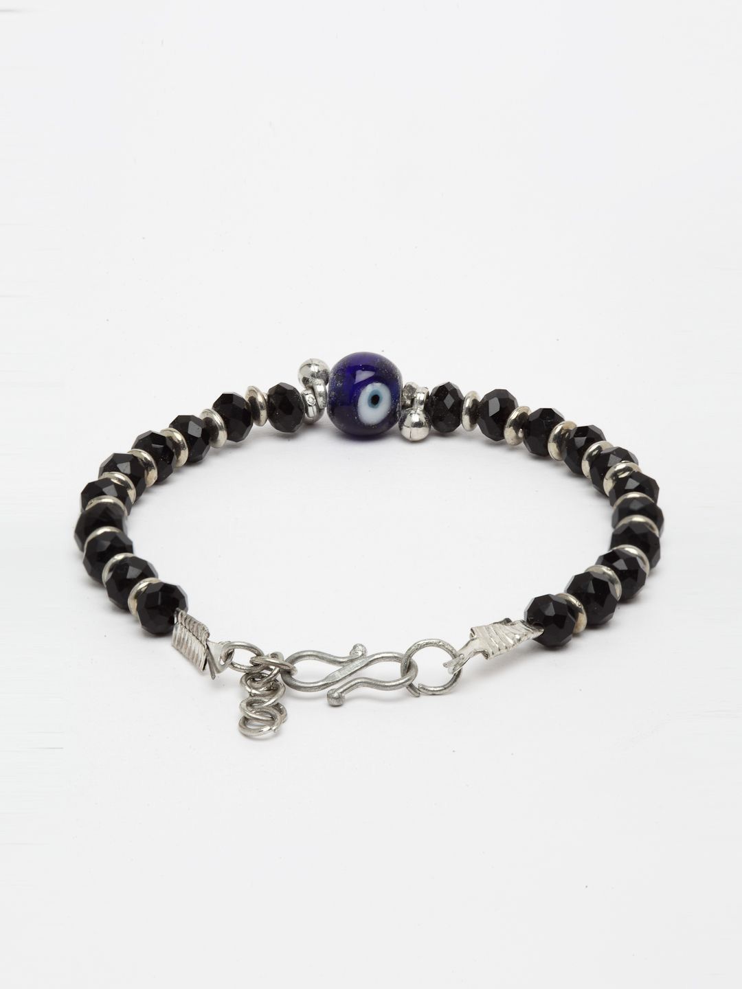 Anouk Silver-Plated Artificial Stones Link Bracelet