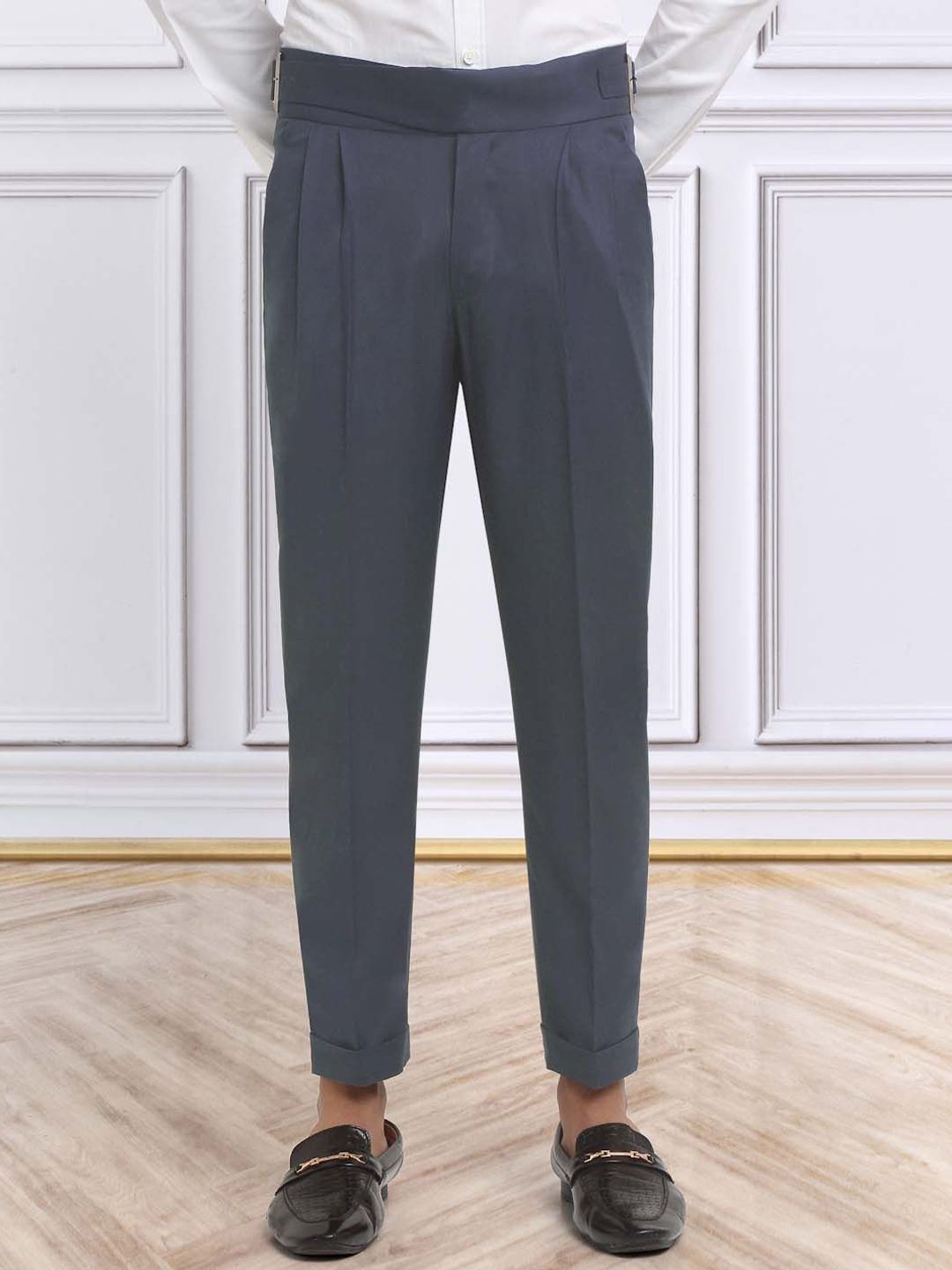 Seluar Gurkha KLOTTHE Lelaki Cotton Solid Slim Fit