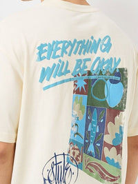SPYKAR Men Typography Printed Round Neck Cotton Relaxed Fit T-shirt