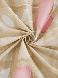 Myntra Elegant Homes Pink 400 TC Pure Cotton Set Cadar Dipasang Single 2.25m x 1.5m