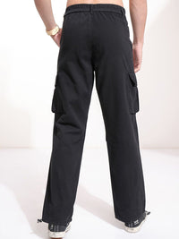 HIGHLANDER Men Straight Fit Cargos Trousers