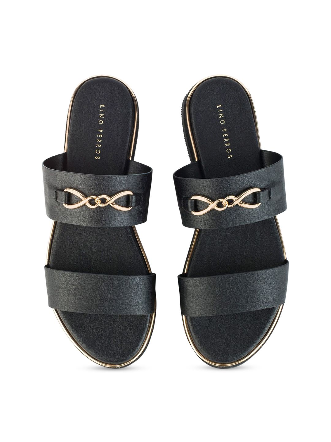 Lino Perros Women Open Toe Flats with Buckles