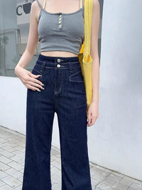 DressBerry Women Straight Fit High-Rise Light Fade Cotton Jeans