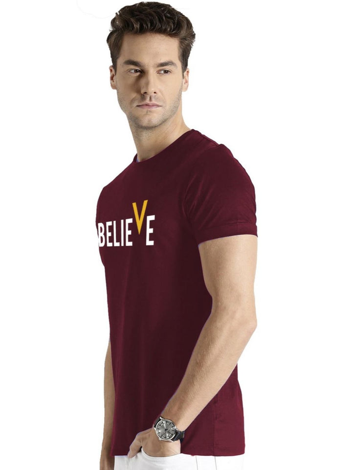 ADRO Men Pack Of 3 Printed Round Neck Slim Fit Cotton T-shirt