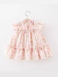 YK Floral Print Fit & Flare Dress