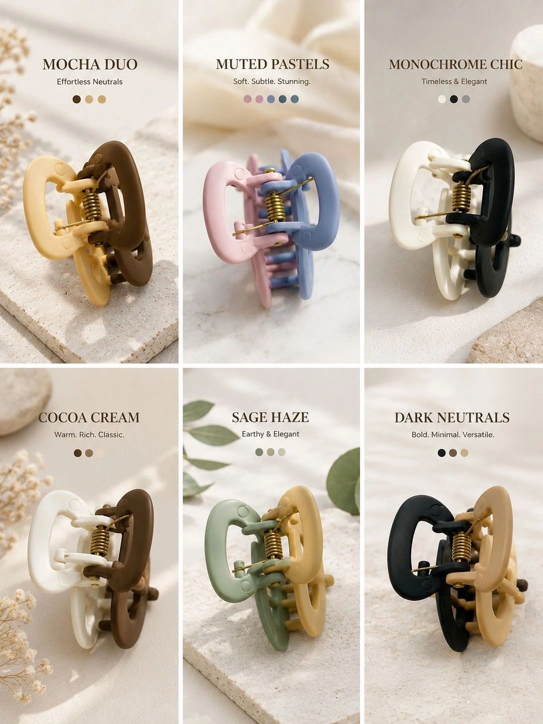 Set Wanita PANASH 6 Klip Cakar