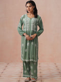House of Chikankari Women Regular Chikankari Kurta with Trousers