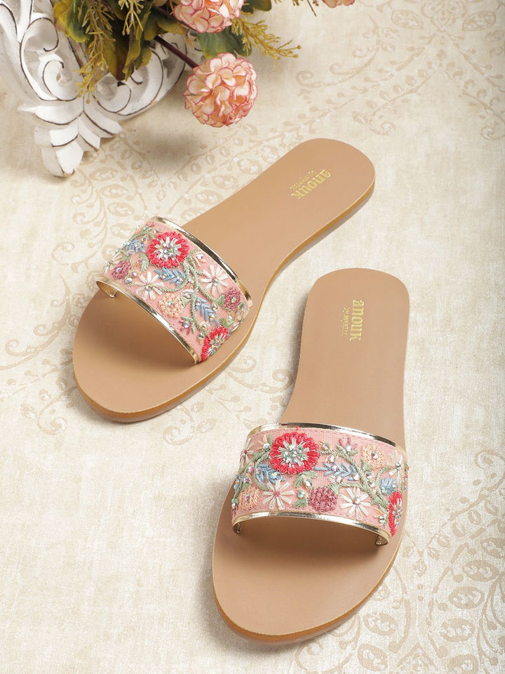 Anouk Women Embellished Open Toe Flats