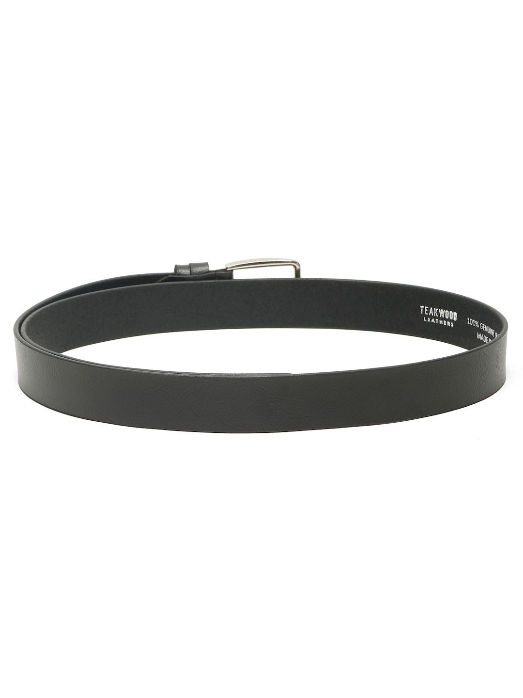 Teakwood Leathers Men Textured Leather Belt
