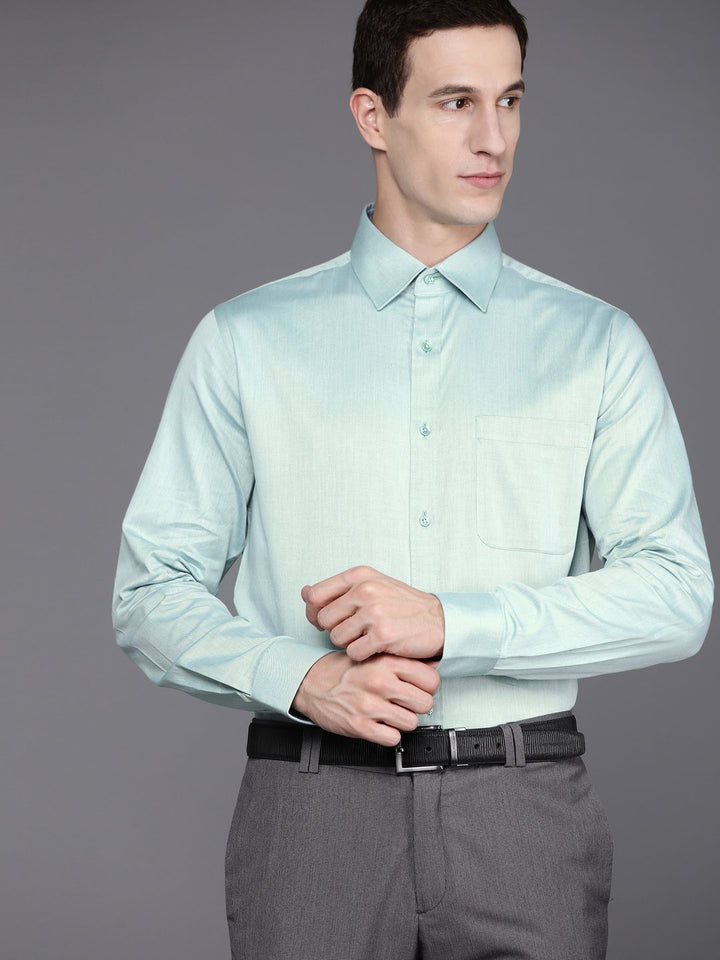 Raymond Pure Cotton Slim Fit Opaque Formal Shirt