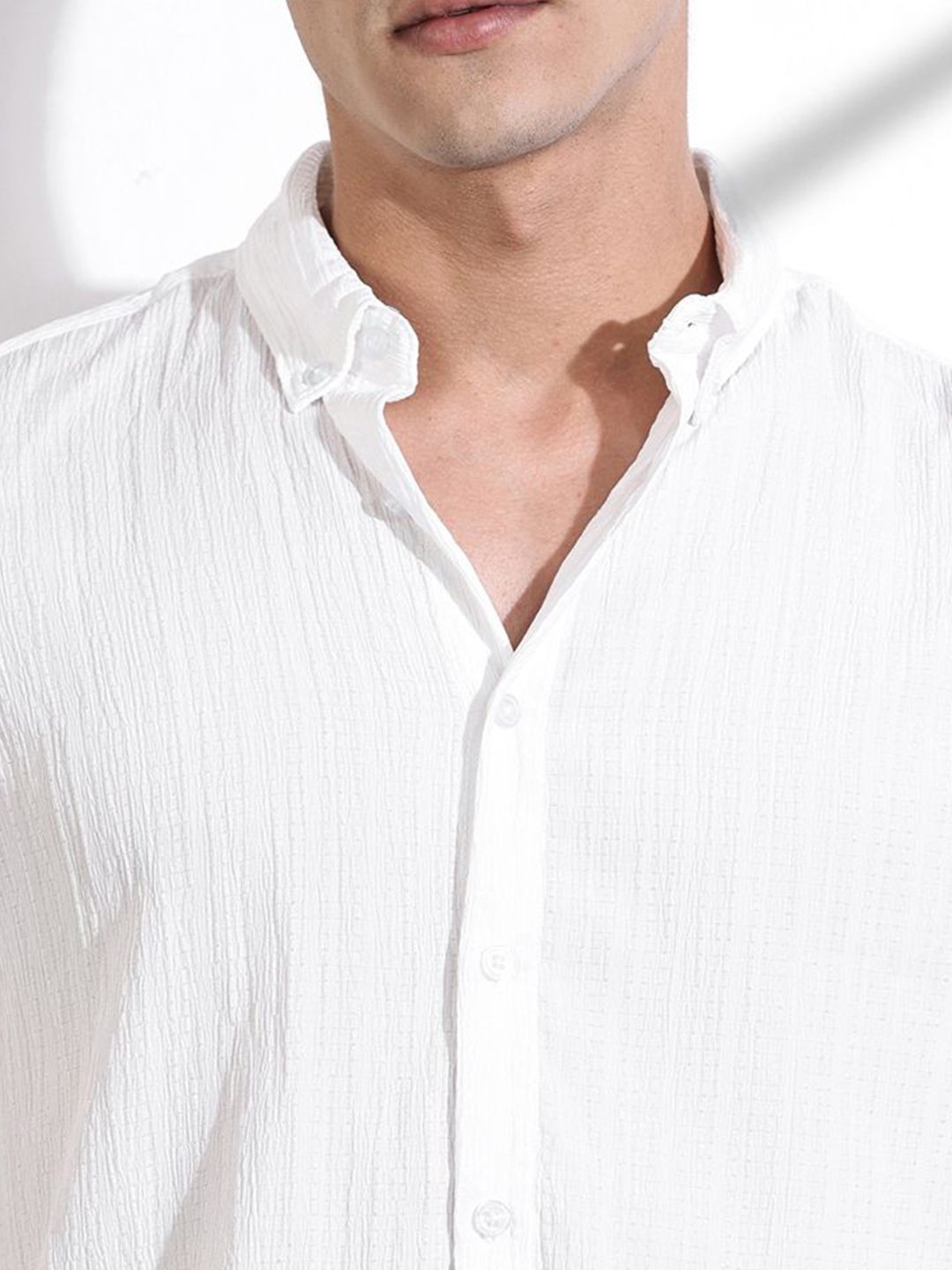 Thomas Scott Men Classic Slim Fit Opaque Casual Shirt