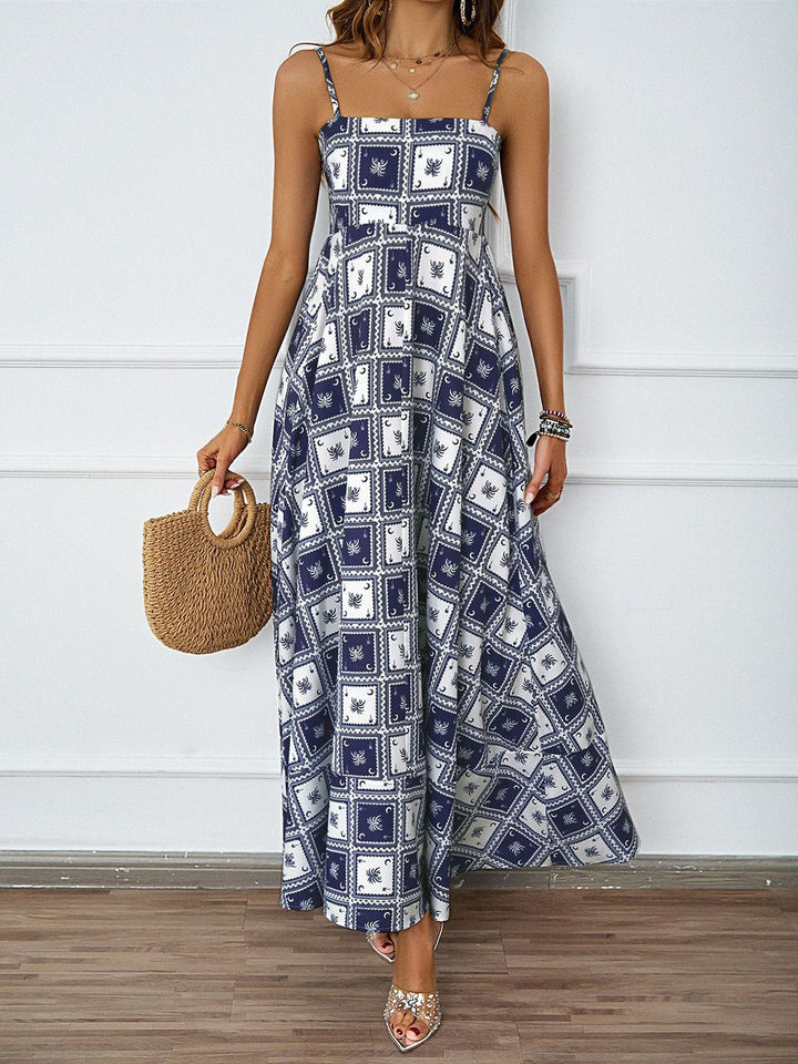 all about you Ethnic Motifs Print Maxi Dress