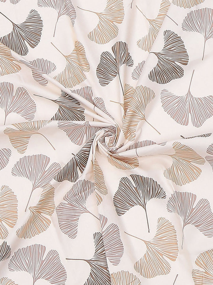 Monte Carlo Pixel Peach-Coloured Printed 120 TC Single Bedsheet Set 1.52 m x 2.30 m